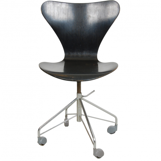 K b Vintage Arne Jacobsen kontorstol sort CPH Classic